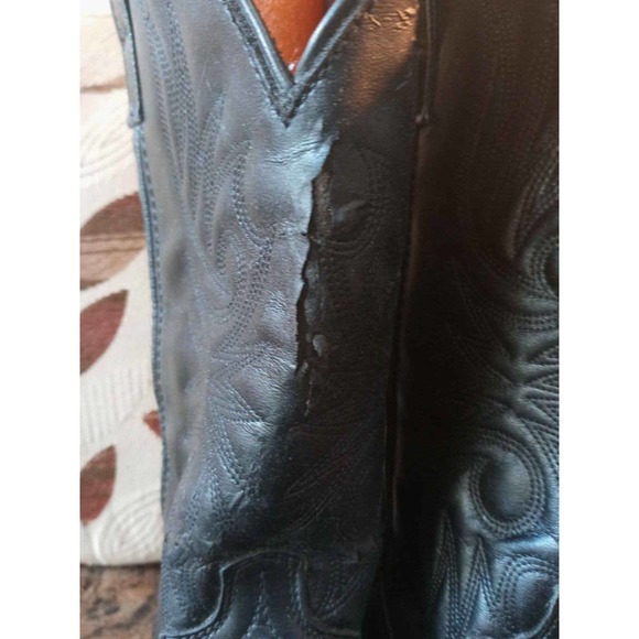 Preowned Men's LAREDO WESTERN BOOTS Style# 4240 - Size 10D / Black - Picture 3 of 11